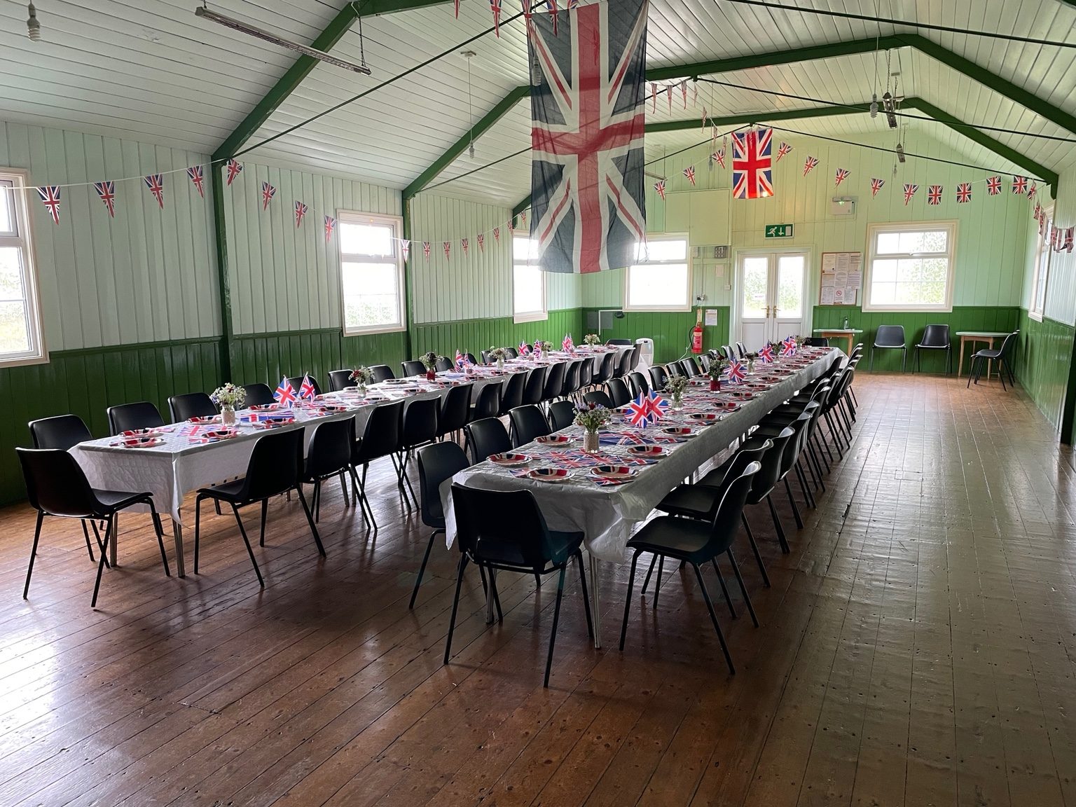 Musgrave Parish Institute set up for an event